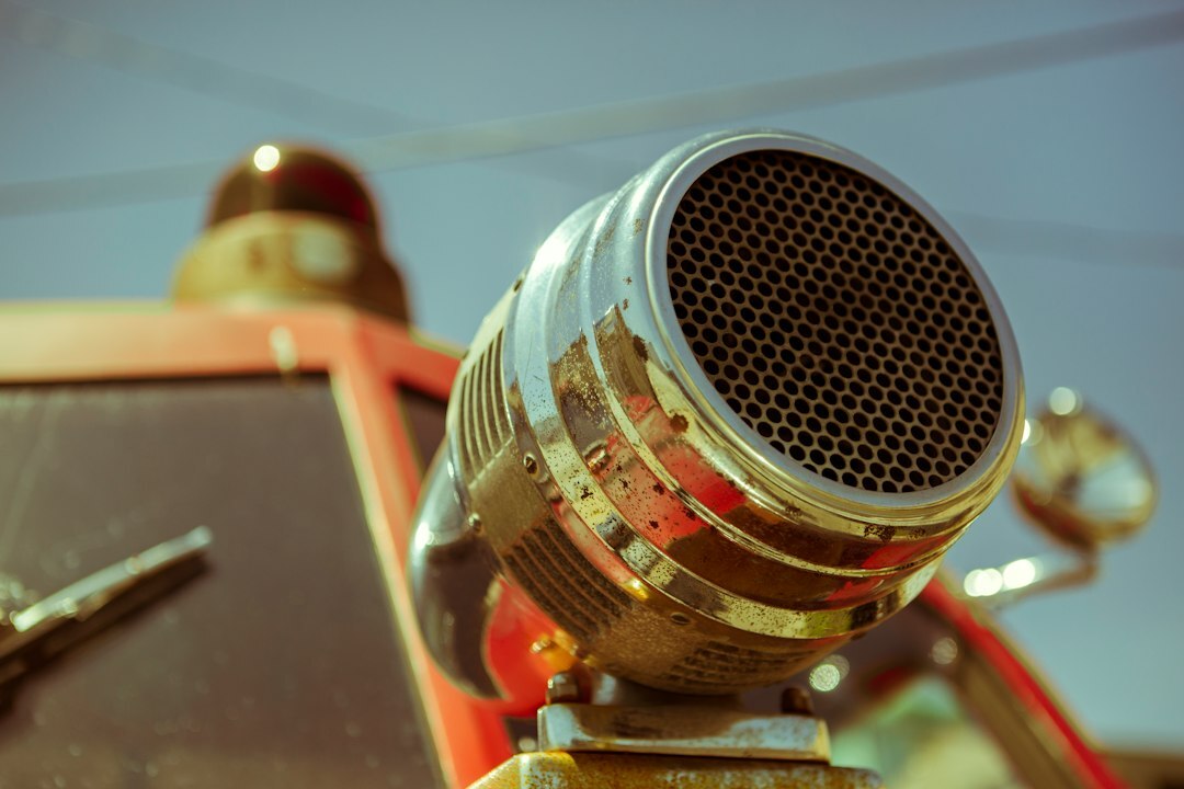 vintage radio microphone