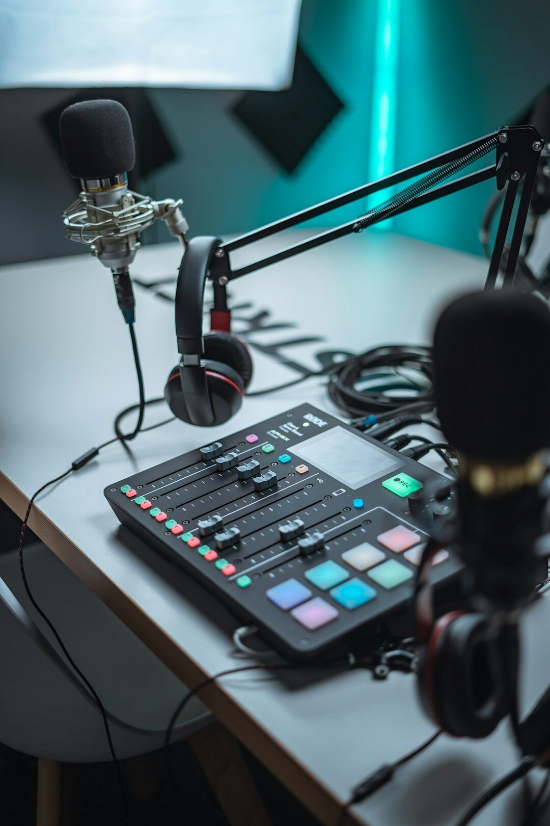 modern podcast recording