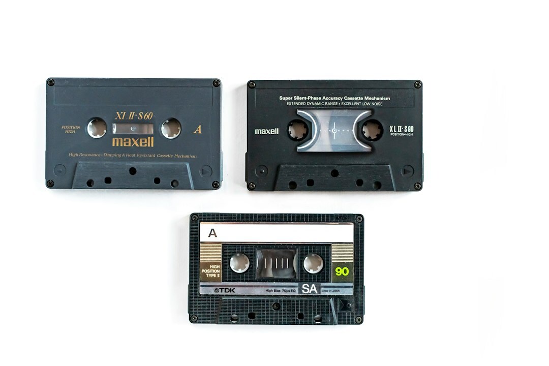 archivist restoring old tapes